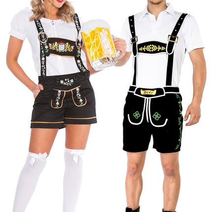 Matching Shorts Couple Oktoberfest Costumes