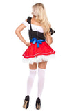 Women's Premium Oktoberfest Beer Maid Costume – German Wench Fancy Dress for Halloween