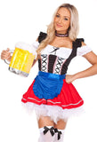 Women's Premium Oktoberfest Beer Maid Costume – German Wench Fancy Dress for Halloween