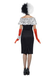 Premium Ladies' Evil 101 Dalmatians Madame Cruella De Vil Costume