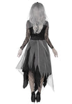Premium Women's Horror Zombie Graveyard Corpse Bride Costume for Halloween