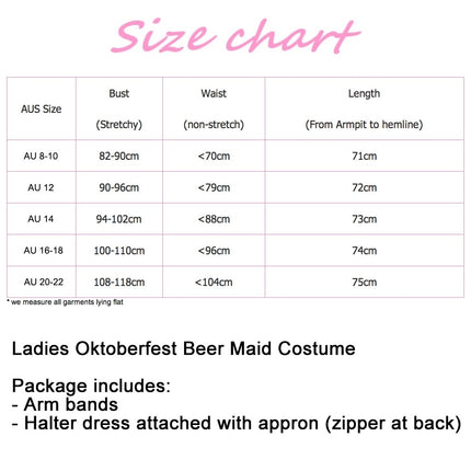 The Lida: Premium Oktoberfest Ladies Beer Maid Costume