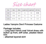 Premium The Ladies Vampire Countess Costume