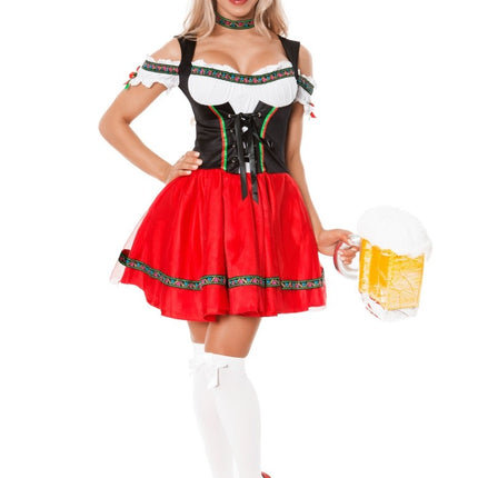 Couples Red Oktoberfest German Costume