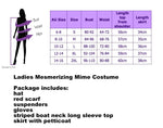 Premium Mesmerizing Mime Womens Costume