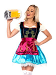 The Adele: Premium Ladies Beer Maid Wench Costume Oktoberfest Gretchen German Fancy Dress Halloween