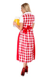 Premium Ladies Beer Maid Wench Costume Oktoberfest Gretchen German Fancy Dress Halloween