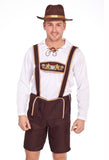 THE SCHNEIDER: Premium Mens Lederhosen Oktoberfest embroidery Costume NO HAT