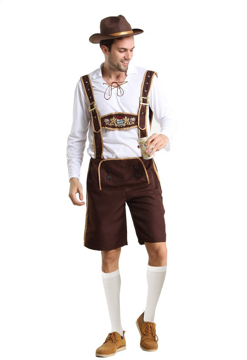 The Henry: Premium Men's Lederhosen Oktoberfest Costume