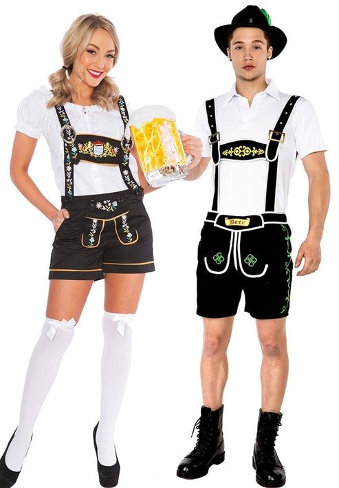 Matching Shorts Couple Oktoberfest Costumes