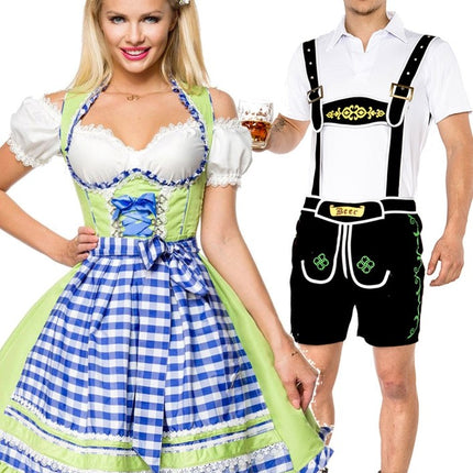Premium Couple Lederhosen & Dirndl Oktoberfest Costume