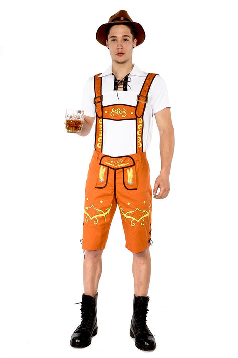 The Fredrich: Premium Men's Lederhosen Oktoberfest Costume