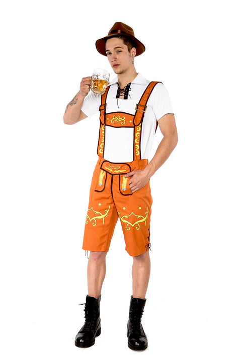 The Fredrich: Premium Men's Lederhosen Oktoberfest Costume