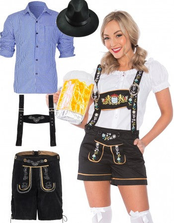 Oktoberfest Mr and Mrs Couple Costumes