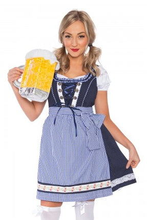 Oktoberfest Alpine Beer Maid Vintage Couple Costume