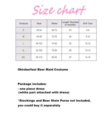 Oktoberfest Beer Maid Matching Couple Costumes