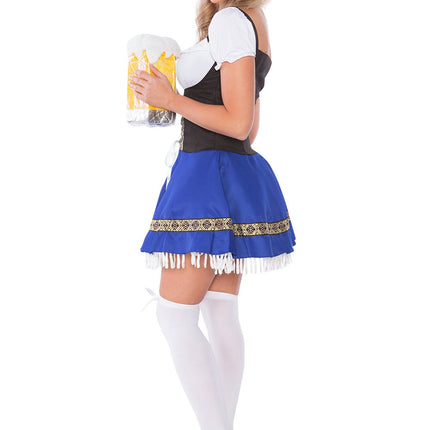 The Blue Rita: Premium Ladies Oktoberfest Beer Maid Costume