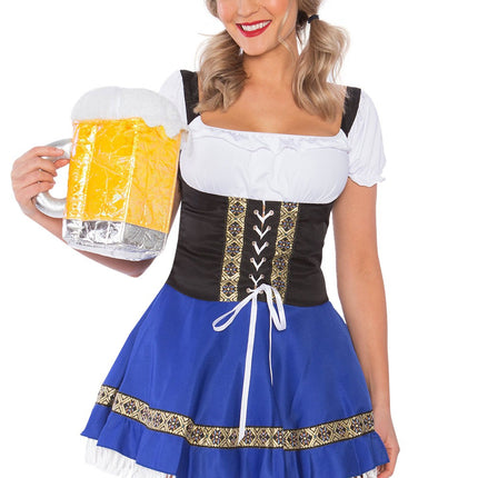 The Blue Rita: Premium Ladies Oktoberfest Beer Maid Costume