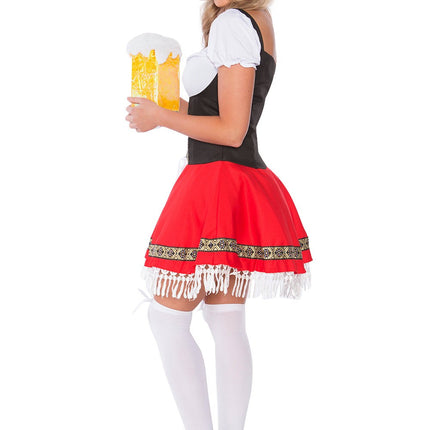 The Red Rita: Premium Ladies Oktoberfest Beer Maid Costume