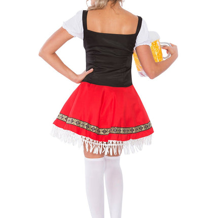 The Red Rita: Premium Ladies Oktoberfest Beer Maid Costume