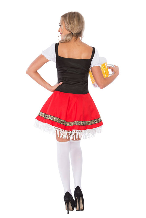 The Red Rita: Premium Ladies Oktoberfest Beer Maid Costume