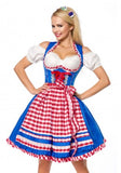 Premium Oktoberfest Blue German Wench Couple Costumes