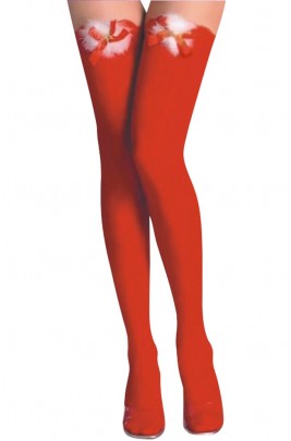 Thigh high Red stockings