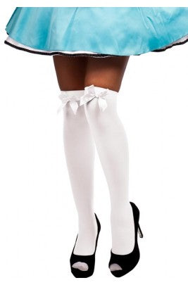 Thigh High White Stockings (One-Size Fits All)
